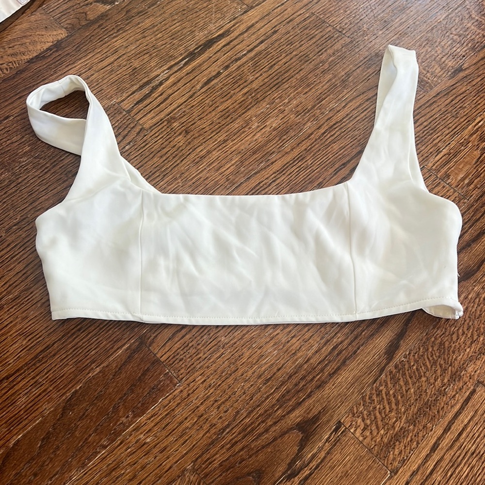 Princess Polly Ivory Crop Top